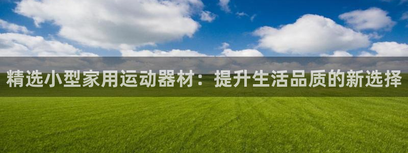 三亿体育官方正版app娱乐是那个系列的台子：精选小型家用运动